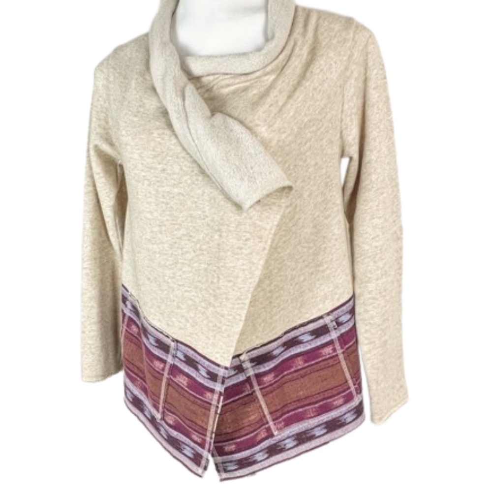 Billabong Flyaway Hi-Lo Cardigan Raw Edge Large